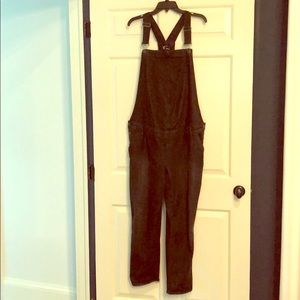 GAP 🤰 maternity black denim overalls XL